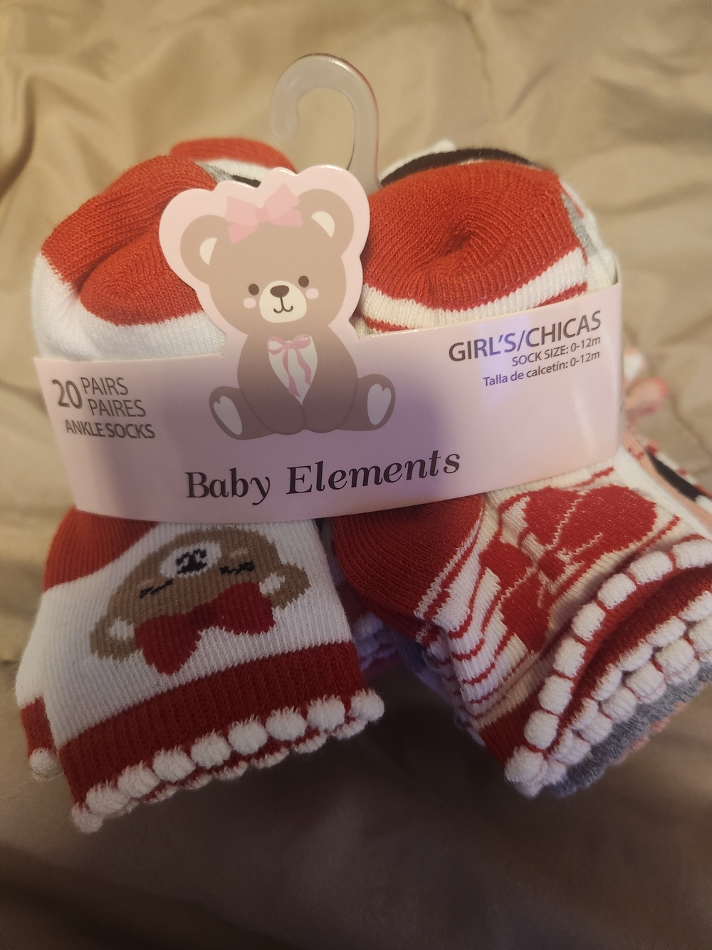 Element Girls' Ankle Socks - 20 Pairs